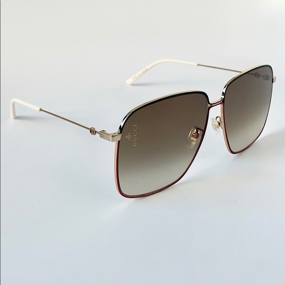 Gucci GG 0394S 003 Women Men Sunglasses - Picture 6 of 8